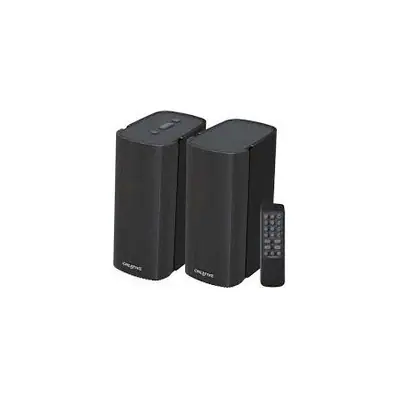 Creative T100 Compact Hi-Fi 2.0 Desktop Speakers for Computers and Laptops Black
