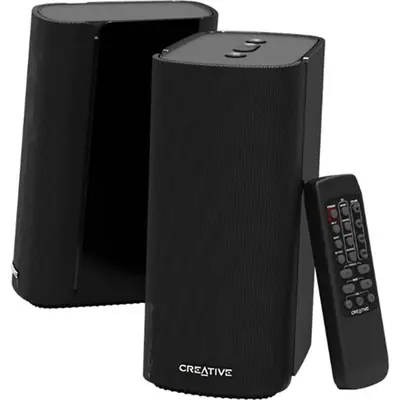 Creative T100 Compact Hi-Fi 2.0 Desktop Speakers for Computers and Laptops Black – 2. kép
