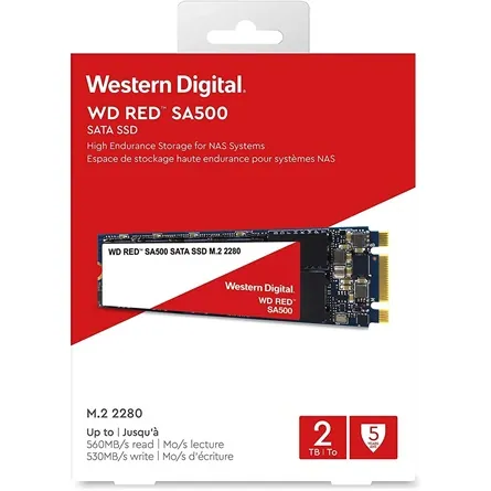 Western Digital Red SA500 500GB SATA3 M.2 2280 SSD – 2. kép