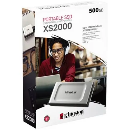 USB külső SSD 500GB Kingston SXS2000/500G – 2. kép