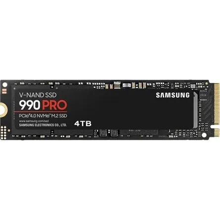 Samsung 990 PRO 4TB PCIe x4 (4.0) NVMe M.2 2280 SSD fekete