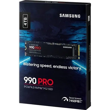 Samsung 990 PRO 4TB PCIe x4 (4.0) NVMe M.2 2280 SSD fekete – 4. kép
