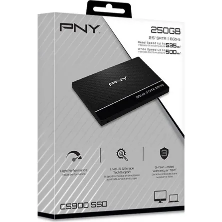PNY 250GB 2,5" SATA3 CS900 – 4. kép