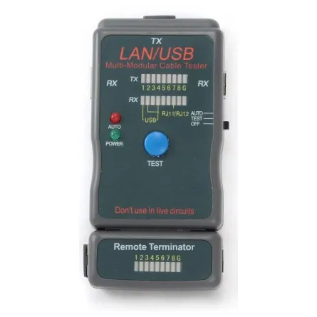 Gembird NCT-2 Cable tester for UTP/STP/USB cables – 2. kép