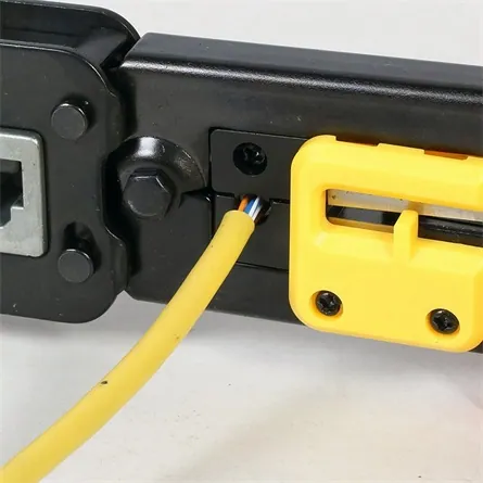 Gembird univerzális moduláris krimpelő- és vágószerszám, RJ45 / RJ12 / RJ11 fogó fekete-piros – 4. kép