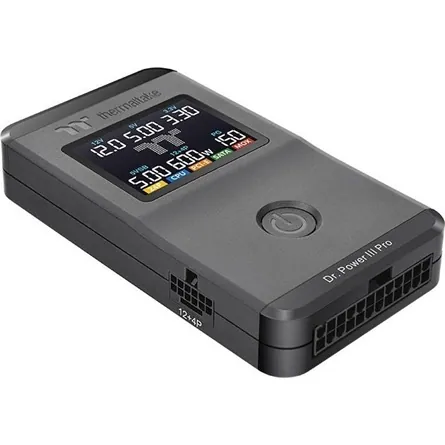 Thermaltake Dr. Power III Pro univerzális ATX tápegység teszter fekete LCD kijelzővel – 2. kép