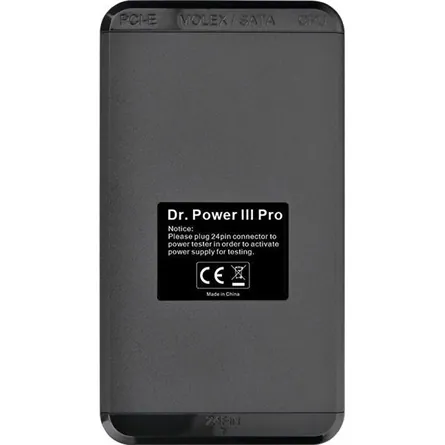 Thermaltake Dr. Power III Pro univerzális ATX tápegység teszter fekete LCD kijelzővel – 6. kép