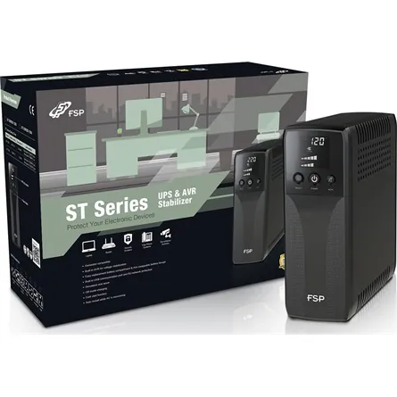 FSP ST 1200VA UPS szünetmentes tápegység – 3. kép