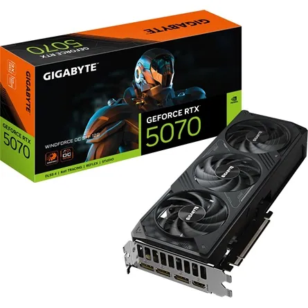 Gigabyte GeForce RTX 5070 WindForce3 OC 12GB GDDR7 192-bit grafikus kártya – 5. kép