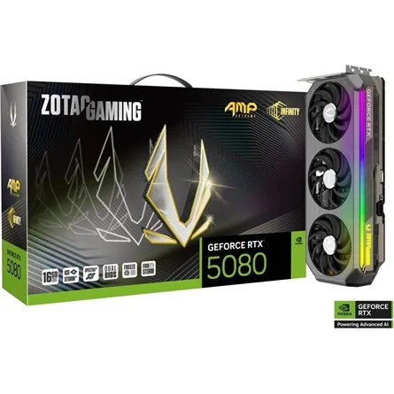 Zotac GeForce RTX5080 16GB DDR7 AMP Extreme Infinity – 2. kép