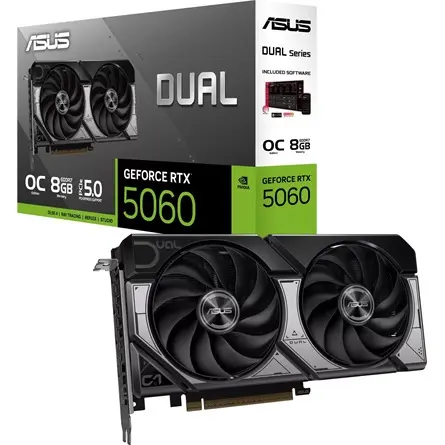 GeForce RTX5060 Asus DUAL-RTX5060-O8G-A PCX vga kártya – 7. kép