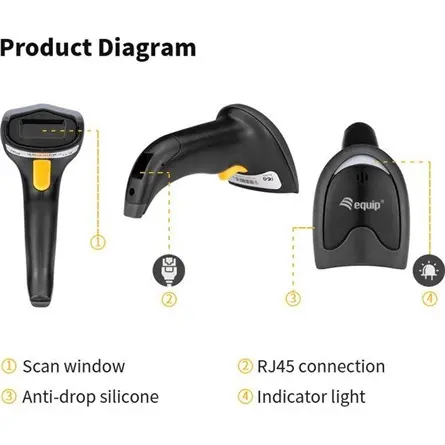 Equip 351021 USB vonalkódolvasó – 6. kép