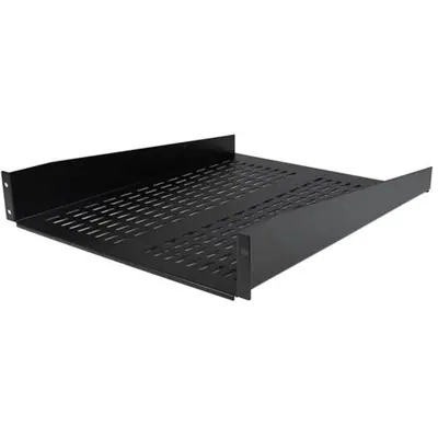 StarTech 2U 19" rack polc fekete