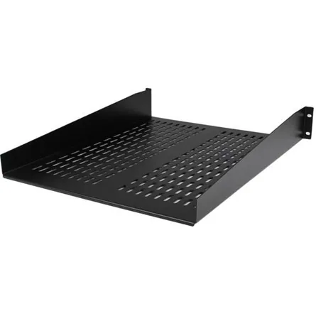 StarTech 2U 19" rack polc fekete – 2. kép