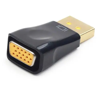 Gembird Displayport -> VGA M/F adapter fekete – 2. kép
