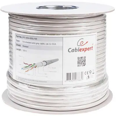 Gembird CAT6 F-UTP Installation Cable 100m Grey