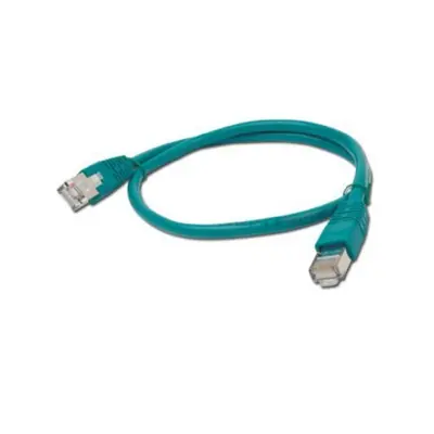 Gembird RJ45 CAT6 FTP - RJ45 CAT6 FTP M/M adatkábel 1m zöld