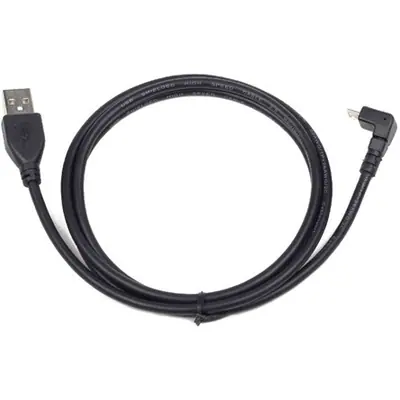 Gembird CCP-MUSB2-AMBM90-6 micro USB cable 2.0 AM-MBM5P angled 90 1,8m Black
