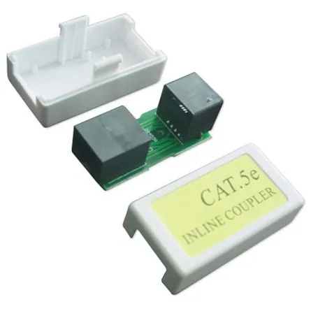 Gembird RJ45 CAT5e UTP F/F toldó fehér – 2. kép