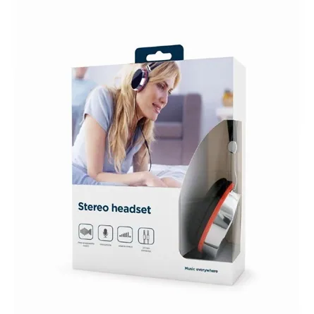 Gembird MHS-903 Headset Black/Red – 4. kép