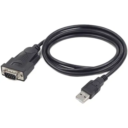 Gembird UAS-DB9M-02 USB to DB9M serial port converter cable 1,5m Black