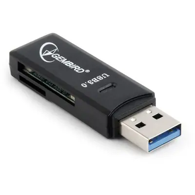 Gembird UHB-CR3-01 Compact USB3.0 SD Card Reader Black