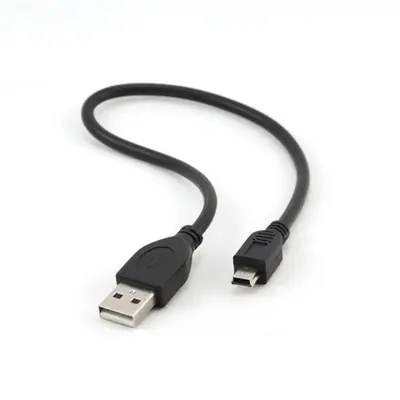 Gembird CCP-USB2-AM5P-1 USB2.0 A-plug Mini cable 0,3m Black