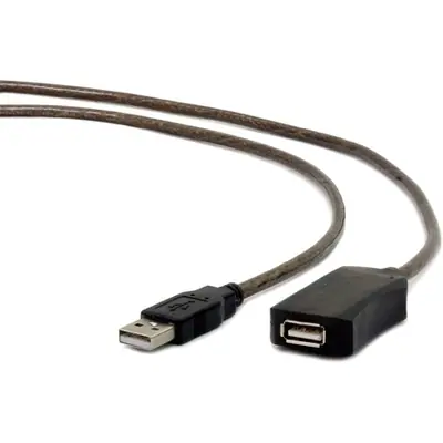 Gembird UAE-01-10M USB 2.0 active extension cable 10m Black