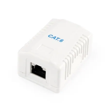 Gembird NCAC-1F6-01 CAT6 FTP single port surface mount box