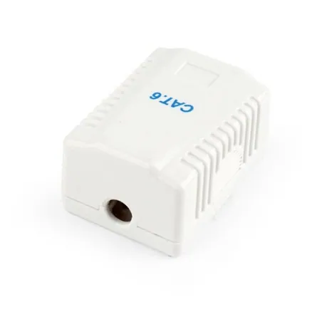 Gembird NCAC-1F6-01 CAT6 FTP single port surface mount box – 2. kép