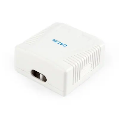 Gembird NCAC-2U5E-01 CAT5E UTP 2-port surface mount box – 2. kép