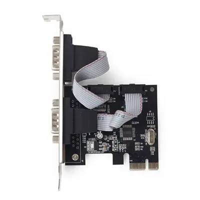 Gembird SPC-22 2 serial port PCI-Express add-on card, with extra low-profile bracket – 2. kép