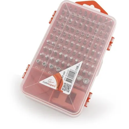 Gembird TK-SD-07 108db-os Precision Bit Set Szerszámkészlet – 2. kép