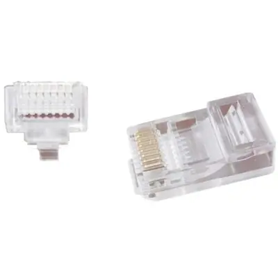 Gembird Universal pass-through modular UTP plug RJ45/8P8C 10 pcs per bag