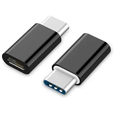 Gembird A-USB2-CMmF-01 USB 2.0 Type-C adapter (CM/MicroUSB-F) Black