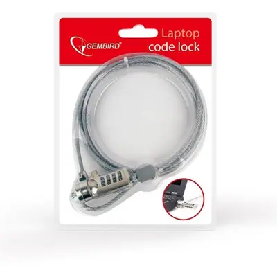 Gembird LK-CL-01 4-digit Combination Cable Lock for Notebooks – 2. kép