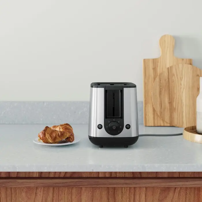 ELECTROLUX E3T1-3ST Create 3 Kenyérpirító, 2 szeletes, 800W, Inox – 3. kép