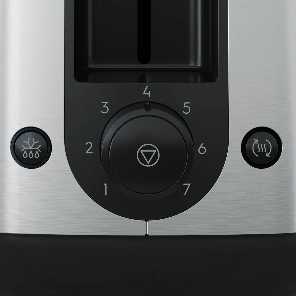 ELECTROLUX E3T1-3ST Create 3 Kenyérpirító, 2 szeletes, 800W, Inox – 6. kép
