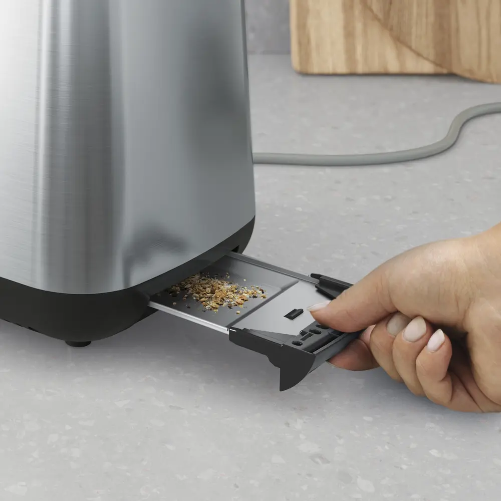 ELECTROLUX E3T1-3ST Create 3 Kenyérpirító, 2 szeletes, 800W, Inox – 8. kép