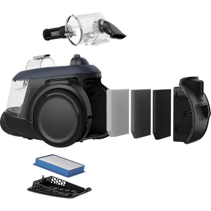 ELECTROLUX EL61C3DB Clean 600 porzsák nélküli porszívó, tartály: 2L, 74 dB, Kék – 2. kép