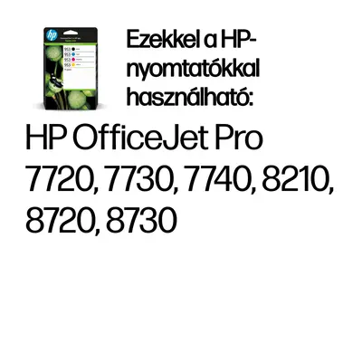 HP 953 (6ZC69AE) Multipack tintapatron – 2. kép