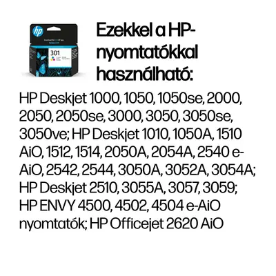 HP CH562EE (301) Colorpack tintapatron – 2. kép