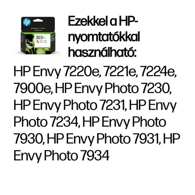 HP T6N03AE (303XL) Colorpack tintapatron – 2. kép