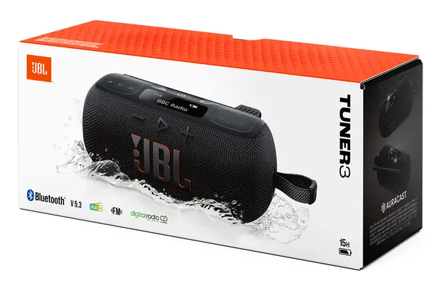 JBL Tuner 3 Bluetooth Speaker Black – 7. kép