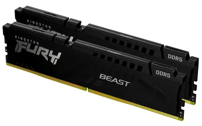 Kingston 16GB DDR5 5200MHz Kit(2x8GB) Fury Beast Black