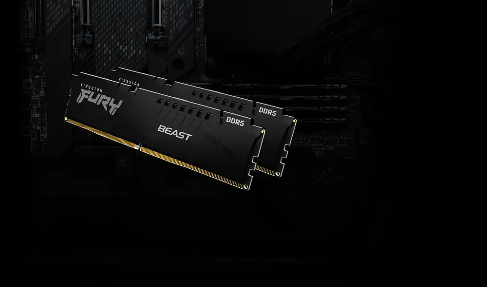 Kingston 16GB DDR5 5200MHz Kit(2x8GB) Fury Beast Black – 8. kép