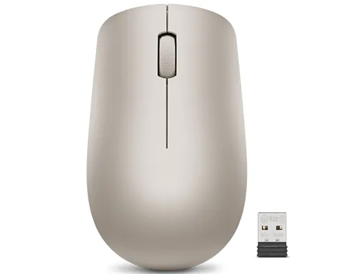 Lenovo 530 Wireless Mouse Almond